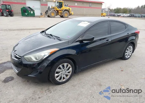 2011 Hyundai Elantra Gls z USA, uszkodzony, nr VIN 5NPDH4AE3BH041224